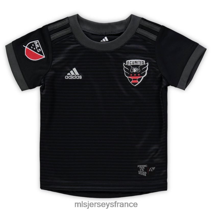 Jersey d.c. maillot réplique primaire United adidas 2019 - noir enfants MLS Jerseys 8664VV1063