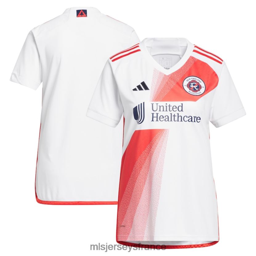 Jersey maillot de la nouvelle-angleterre revolution adidas blanc 2023 defiance femmes MLS Jerseys 8664VV414