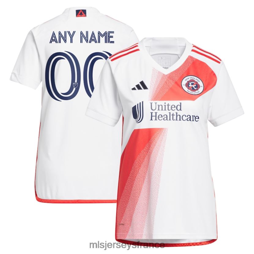 Jersey maillot personnalisé réplique adidas de la nouvelle-angleterre revolution 2023 blanc defiance femmes MLS Jerseys 8664VV843