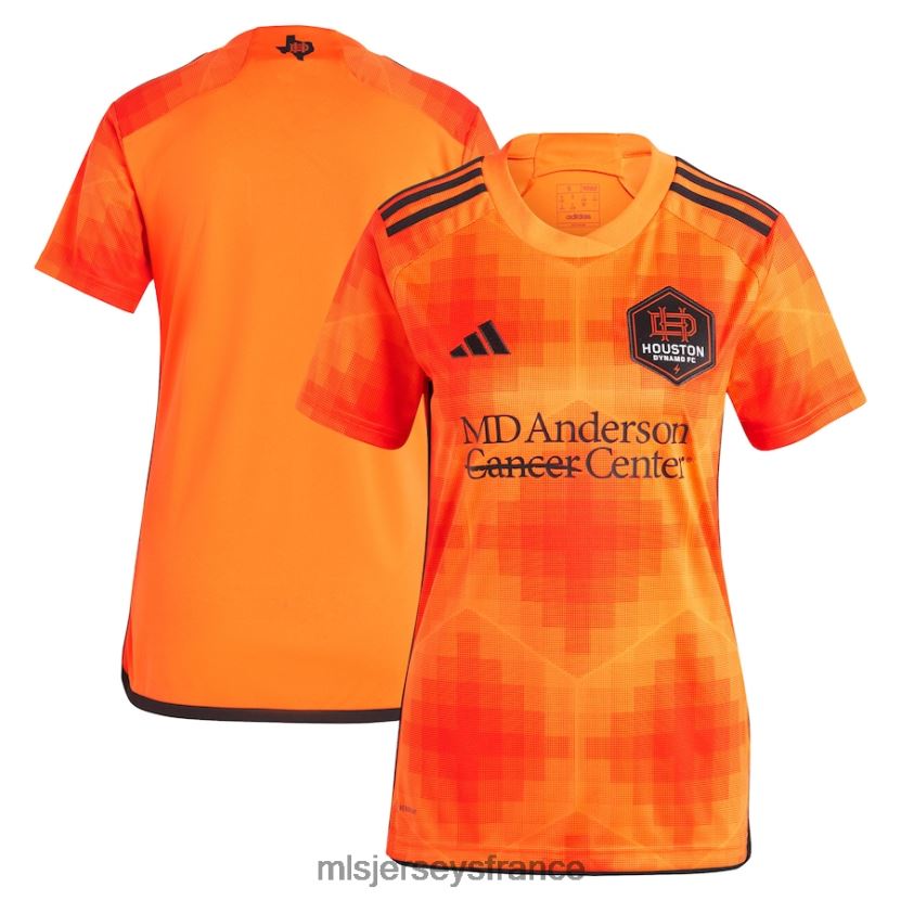 Jersey maillot houston dynamo fc adidas orange 2023 réplique el sol femmes MLS Jerseys 8664VV335