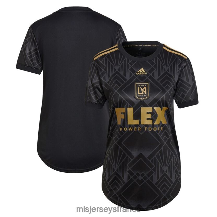 Jersey lafc adidas noir 2022 kit anniversaire 5 ans réplique maillot vierge femmes MLS Jerseys 8664VV449