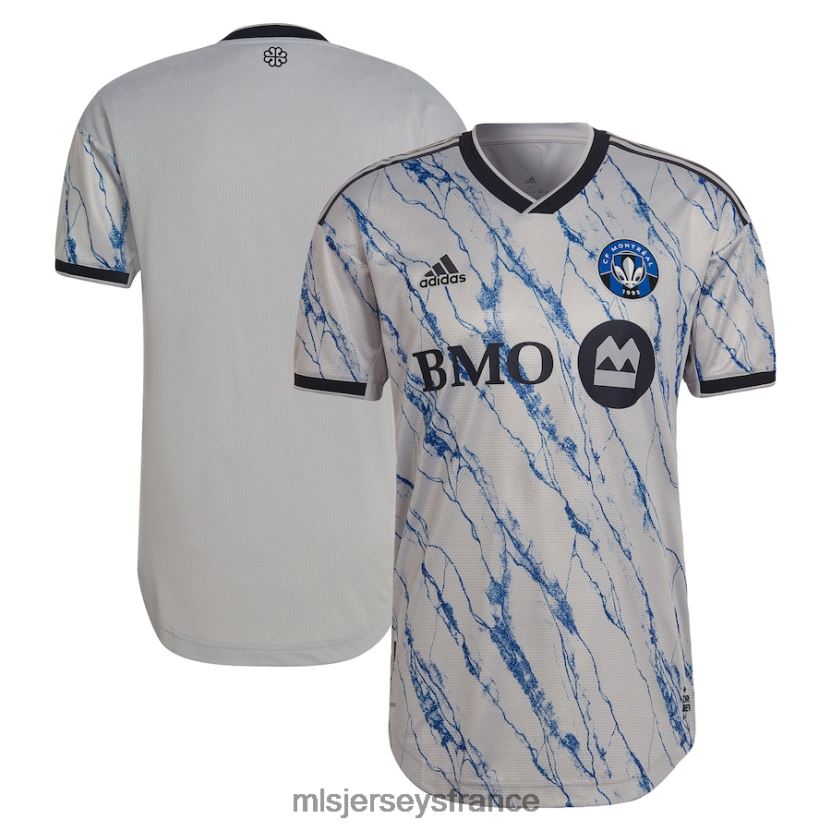 Jersey maillot cf montreal adidas gris secondaire 2023 authentique Hommes MLS Jerseys 8664VV167