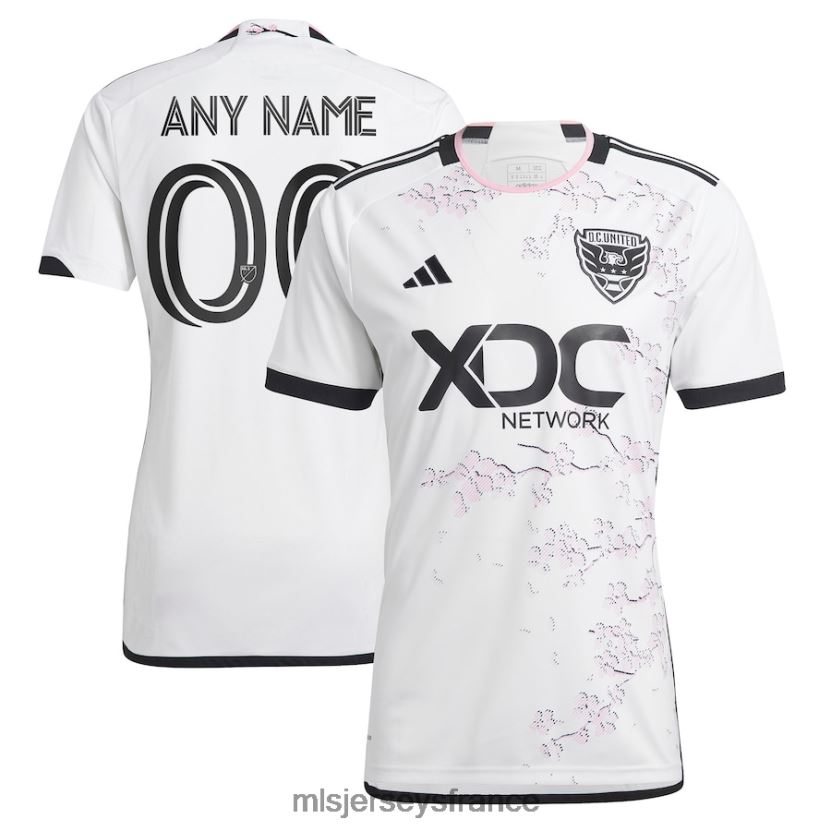 Jersey d.c. maillot personnalisé réplique du kit de fleurs de cerisier adidas blanc 2023 uni Hommes MLS Jerseys 8664VV314