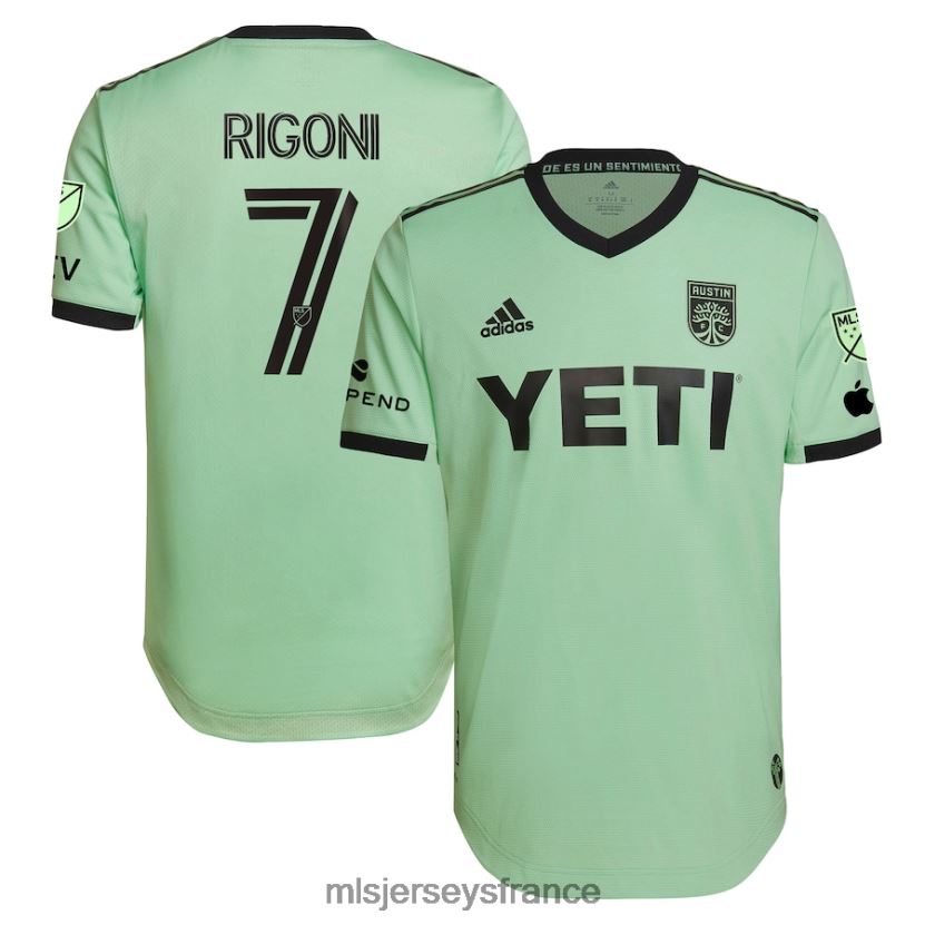 Jersey austin fc emiliano rigoni adidas menthe 2023 le kit sentimiento maillot de joueur authentique Hommes MLS Jerseys 8664VV1353