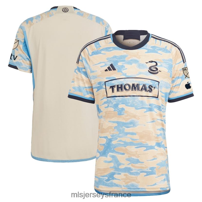Jersey maillot philadelphia union adidas tan 2023 pour philly authentique Hommes MLS Jerseys 8664VV173