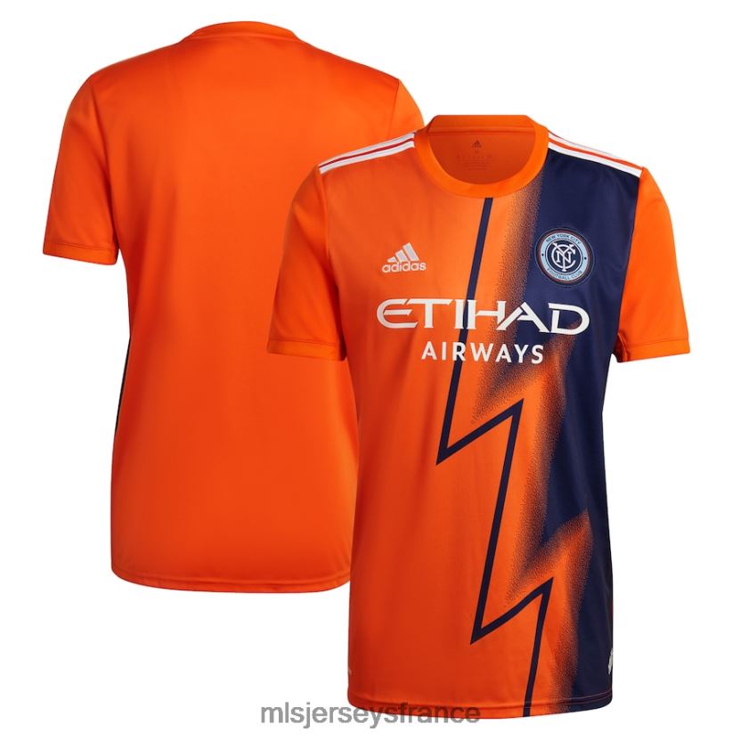 Jersey maillot vierge adidas new york city fc orange 2022 the volt kit Hommes MLS Jerseys 8664VV356