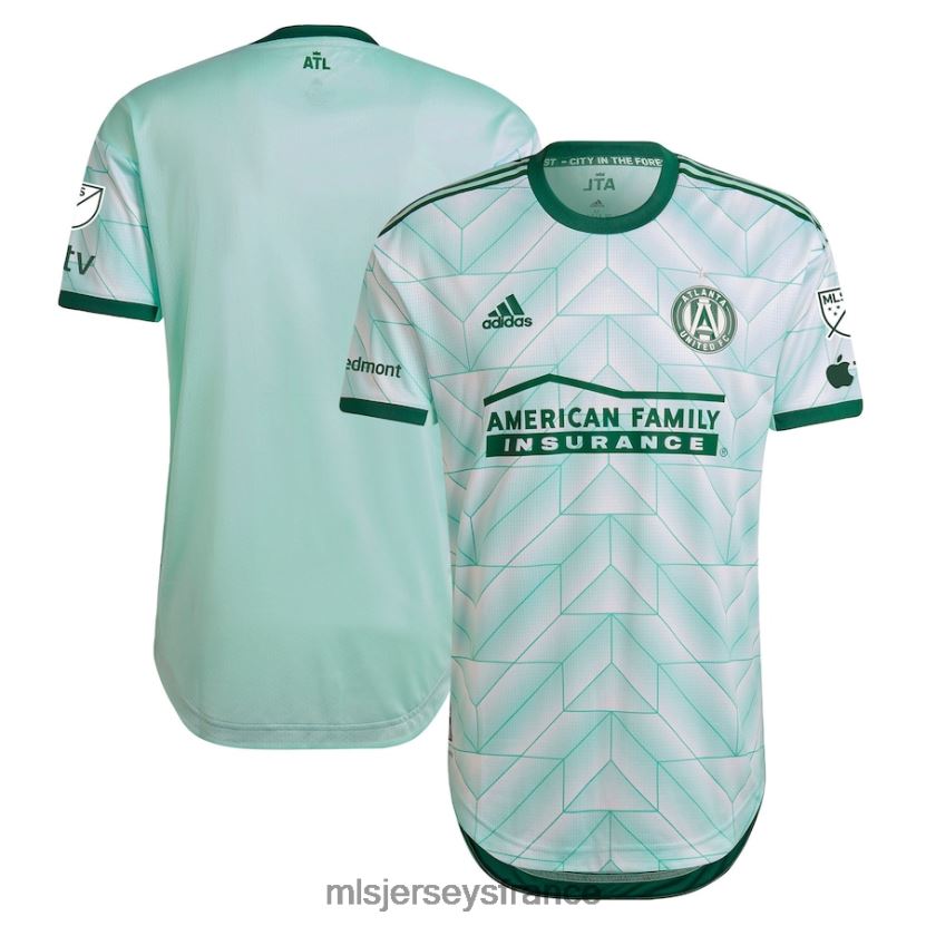 Jersey atlanta united fc maillot adidas menthe 2023 the forest kit authentique Hommes MLS Jerseys 8664VV126