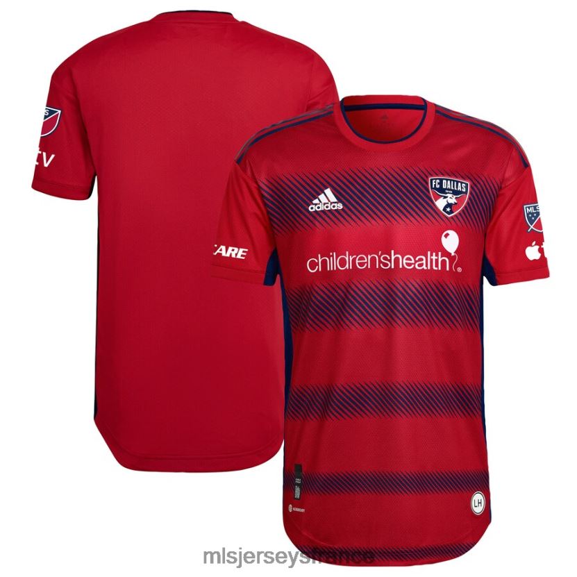 Jersey maillot fc dallas adidas rouge 2023 crescendo kit authentique Hommes MLS Jerseys 8664VV98