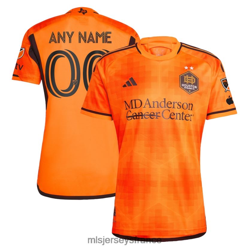 Jersey houston dynamo fc adidas orange 2023 el sol authentique maillot personnalisé Hommes MLS Jerseys 8664VV478