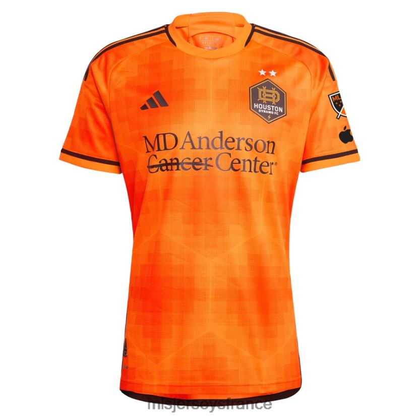 Jersey maillot houston dynamo fc corey baird adidas orange 2023 el sol authentique Hommes MLS Jerseys 8664VV1194