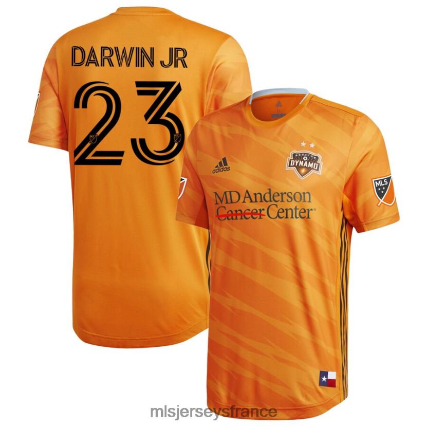 Jersey Houston Dynamo Darwin Quintero Maillot de joueur authentique primaire orange 2020 adidas Hommes MLS Jerseys 8664VV1323