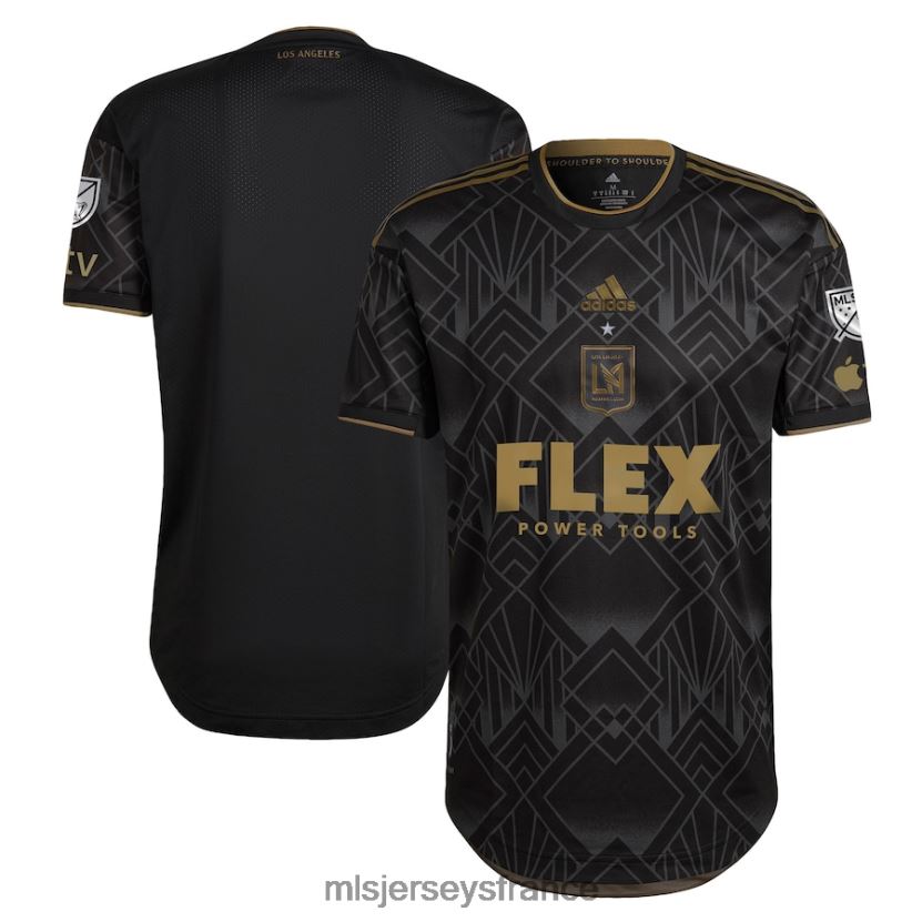 Jersey maillot authentique lafc adidas noir 2023 cinquième anniversaire du kit Hommes MLS Jerseys 8664VV10