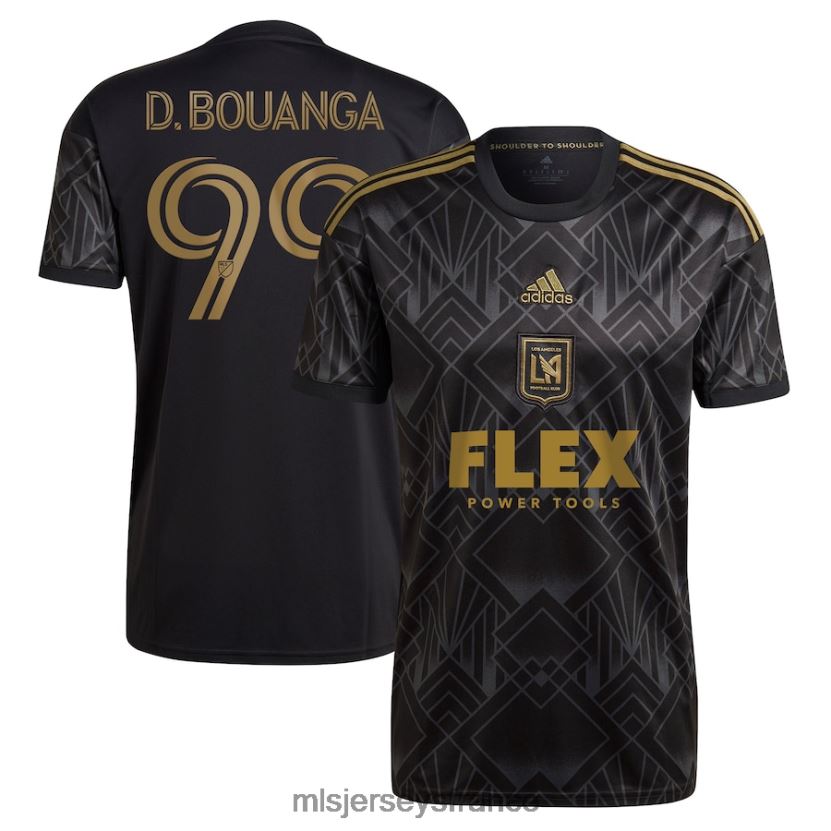 Jersey maillot réplique lafc denis bouanga adidas noir 2023 cinquième anniversaire du kit Hommes MLS Jerseys 8664VV299