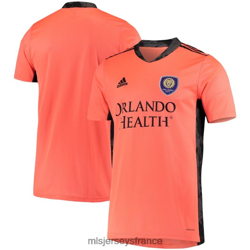 Jersey maillot de gardien de but orlando city sc adidas réplique orange Hommes MLS Jerseys 8664VV374