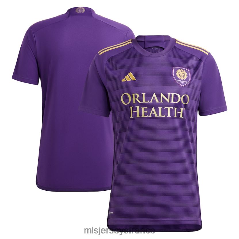 Jersey maillot orlando city sc adidas violet 2023 the wall kit réplique Hommes MLS Jerseys 8664VV64