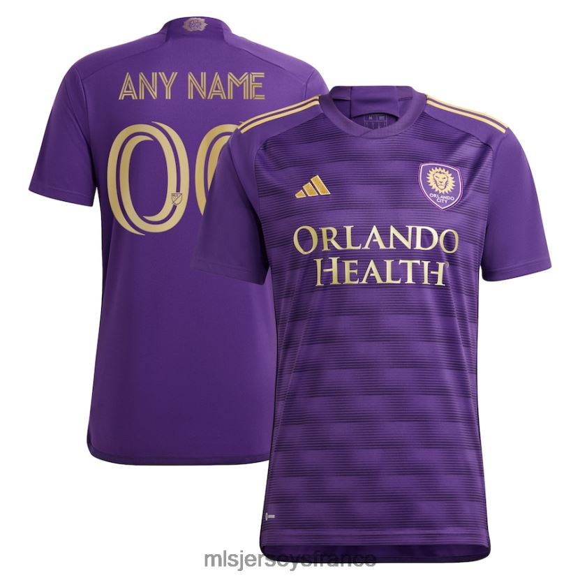 Jersey orlando city sc adidas violet 2023 the wall kit réplique maillot personnalisé Hommes MLS Jerseys 8664VV150