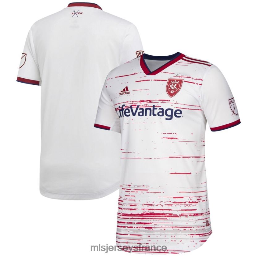 Jersey maillot authentique secondaire Real Salt Lake adidas blanc 2019 Hommes MLS Jerseys 8664VV1064